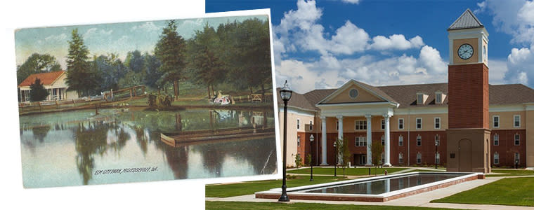 Then and Now Elm City Park