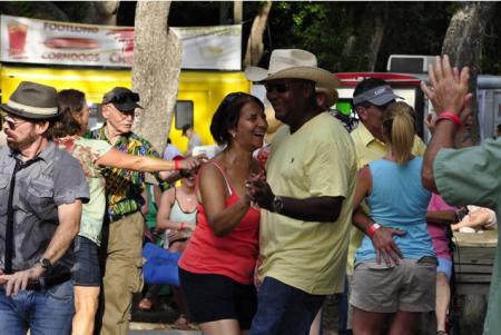 Crowd Dancing at St. Tammany Crab Festival