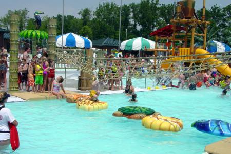 Unfortunately, Splash Island and other water facilities will remain closed for now. Splash Island - 1