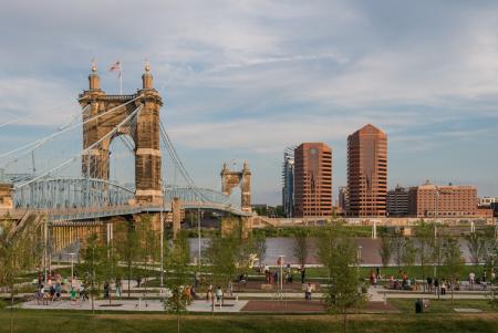 Smale Park with Rivercenter View