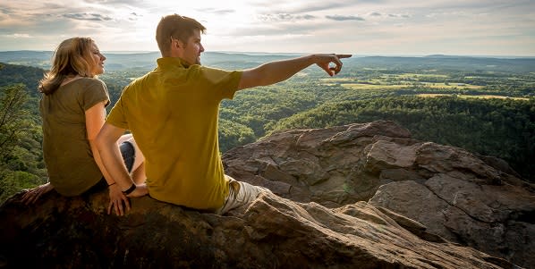 Hawk Rock hike overlook