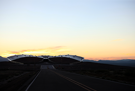 Spaceport America Sunrise outside of T or C