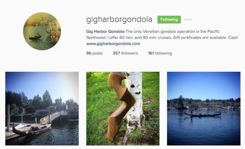 Gig Harbor Gondola Instagram