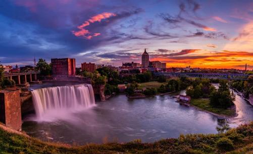 High Falls in Downtown Rochester