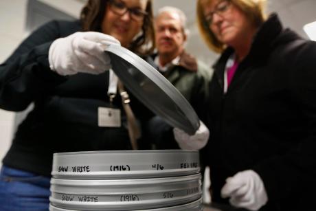 preserving film at the George Eastman Museum in Rochester, NY