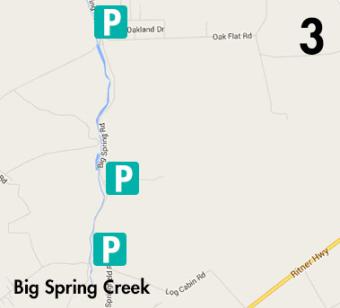 Big Springs Fishing Map