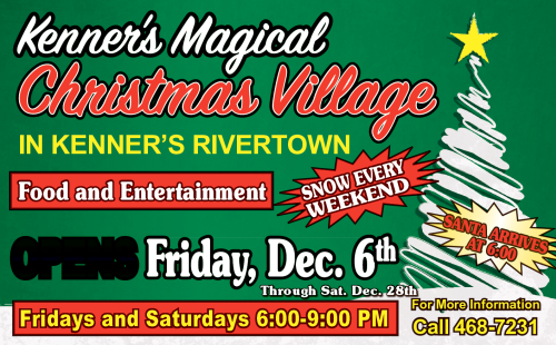 Kenner Christmas Village Visit Jefferson Parish