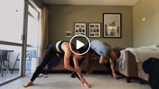 Industrial Fitness At Home Workout with Kat & Gary