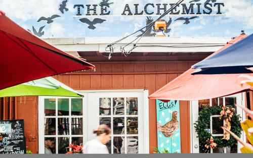 The Alchemist offers coffee with carefully chosen beans, open-faced sandwiches, and a full spectrum of gluten free desserts, complete with excellent service, healthy food, and a relaxing atmosphere.