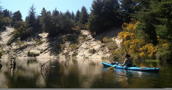 Kayaking on the Siltcoos River Trail by Wyatt Pace