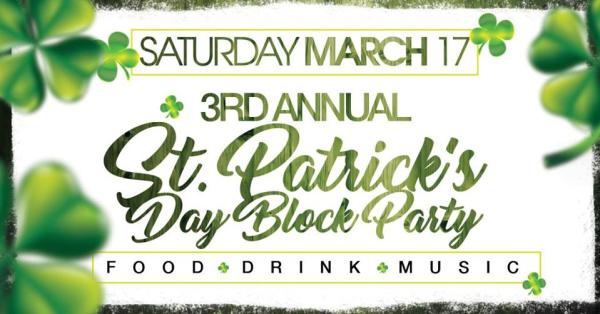 Rosendale 3rd Annual St. Patrick's Day Block Party flyer