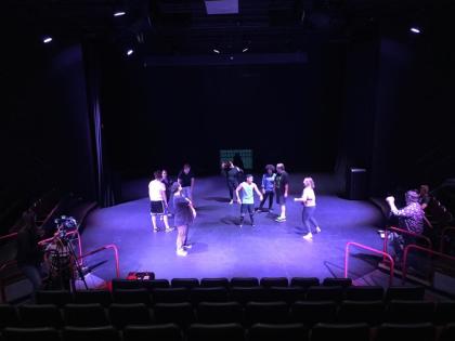 rocky blog rehearsal