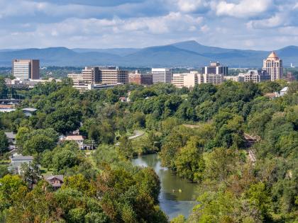 Roanoke Virginia Skyline