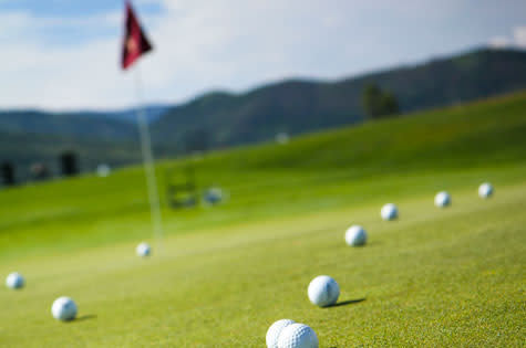Golf is a popular activity is Steamboat Springs, Colorado