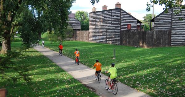 Biking the Trails by the Old Fort