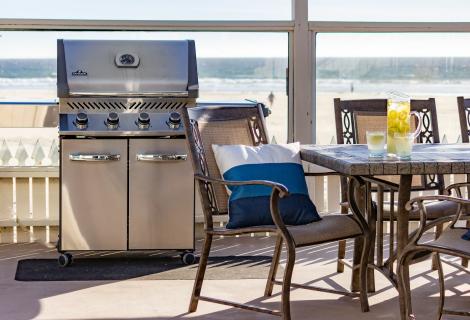 SeaVenture Beach House Vacation Rental Deck