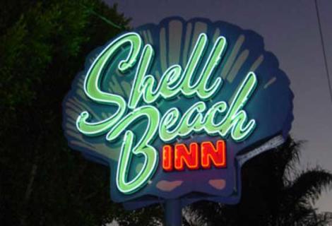 Shell Beach Inn Sign
