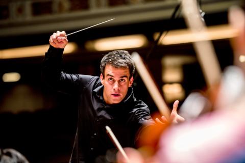 Director Ward Stare conducts the Rochester Philharmonic Orchestra