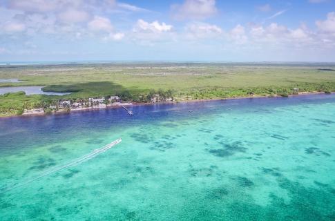 Xcalak desde el drone