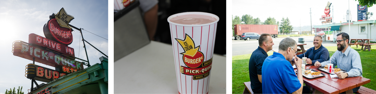 Milkshakes at PickQuick