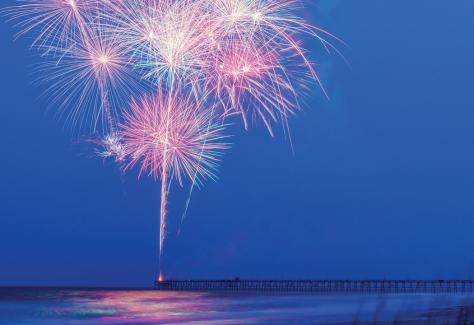 Oak Island Accommodations_fireworks