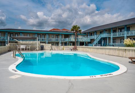 The Beach House at Oak Island pool 2