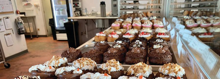 A delectable array of Donnie's Donuts