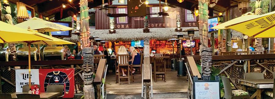 Grind Gastropub and Kona Tiki Bar is a trendy spot to dine in Ormond Beach's Arts District