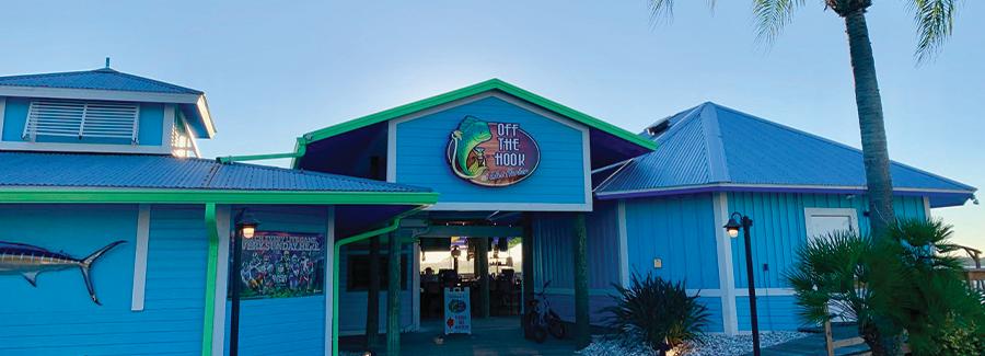 Off the Hook at Inlet Harbor is a restaurant in Ponce Inlet