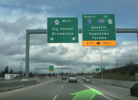 Exit to Tacoma, Washington