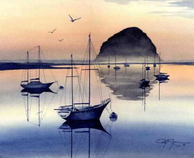 David J Rodgers Watercolor