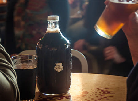 Growler at Right Brain Brewery