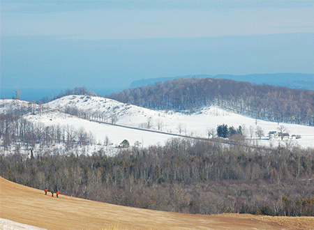Sleeping Bear Dunes in the Winter
