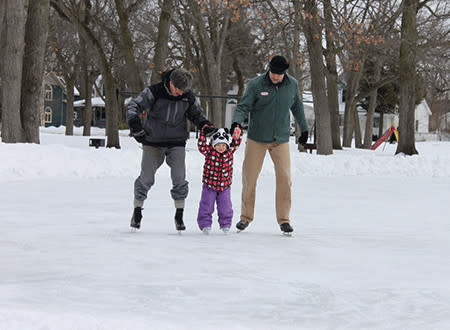 Ice Skating at F&M Park