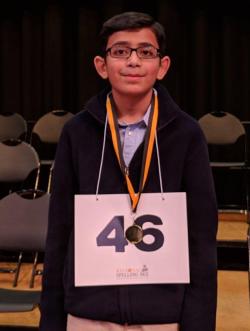 Christopher Serrao, Champion of the Regional Spelling Bee