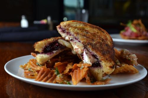 The Exchange Blueberry Brie Grilled Cheese Sandwich