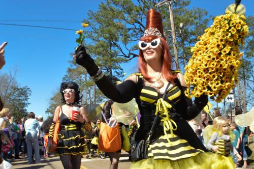 Abita Queen Bees at Abita Springs Push Mow Parade