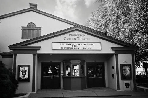 a front view of the entrance to the Princeton Garden Theater