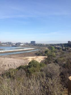 View of Irvine, CA from the coast