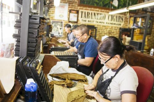Authentic Cuban Cigar Rollers in Ybor City