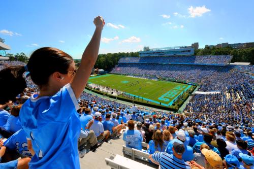 UNC Kenan Stadium from the stands