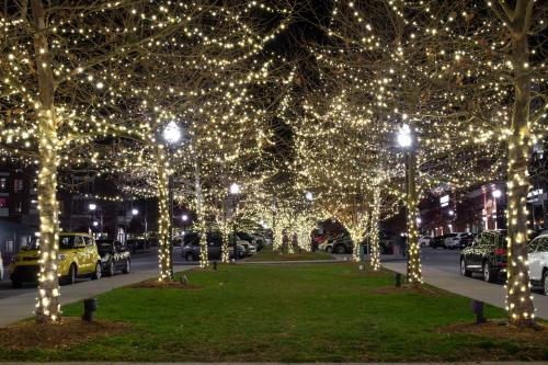 Biltmore Park Town Square Christmas Lights
