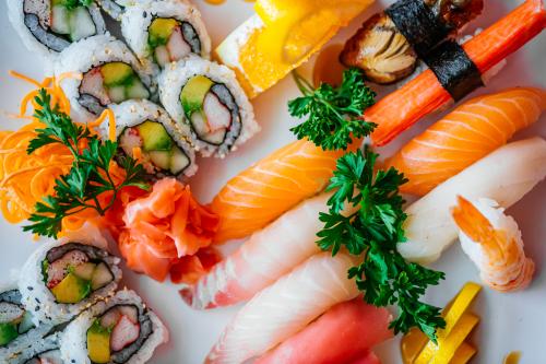 Tataki Asian Bistro is the place to get sushi boats, Thai noodles, and Chinese classics.