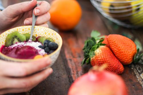 Acai bowl from Y'Not Organic
