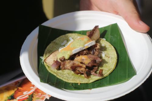 Small Taco On Plate