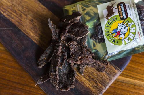 Beef jerky from Two Brothers Jerky in Columbia, SC