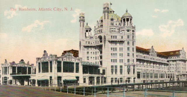 Exterior view of the Blenheim in Atlantic City, NJ