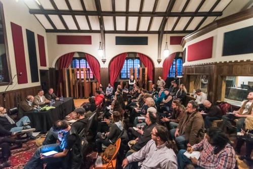 A lively discussion at the Connect Beyond Festival in Asheville, NC