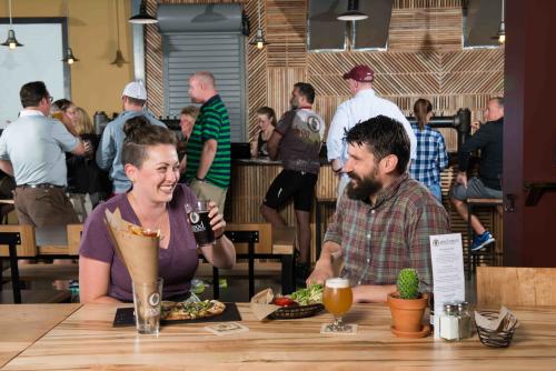 Dining and drinks at Good Nature Farm Brewery