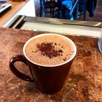 A delicious latte from The Beehive in Danville